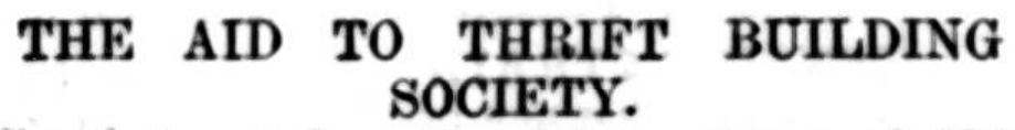 Aid To Thrift Building Society logo