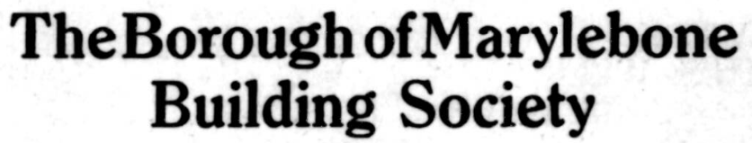 Borough of Marylebone Building Society logo