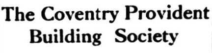 Coventry Provident Building Society (1872-1921) logo