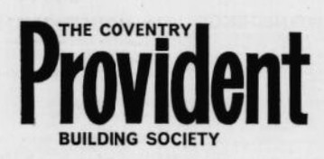 Coventry Provident Building Society (1962-1964) logo