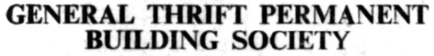 General Thrift Permanent Building Society logo