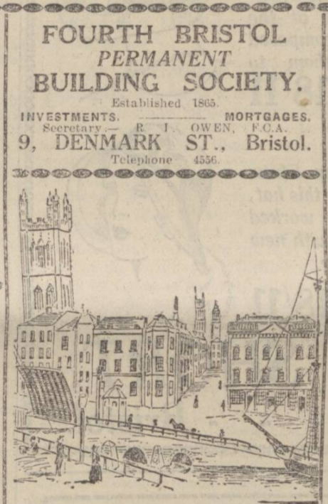 1931 — Advert on Western Daily Press