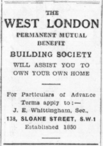 1946 — Advert on Chelsea News and General Advertiser